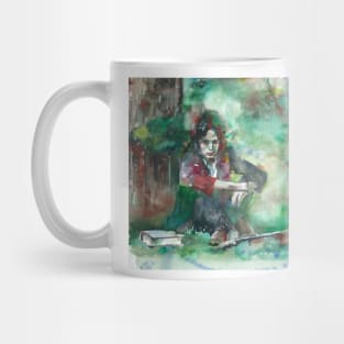 NICK DRAKE watercolor portrait .3 Mug